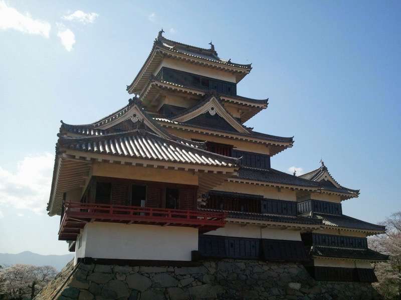 松本城 天守閣近くから１