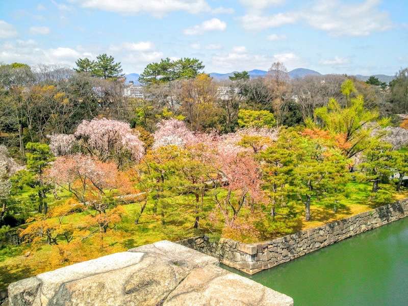 天守閣跡からの眺め１