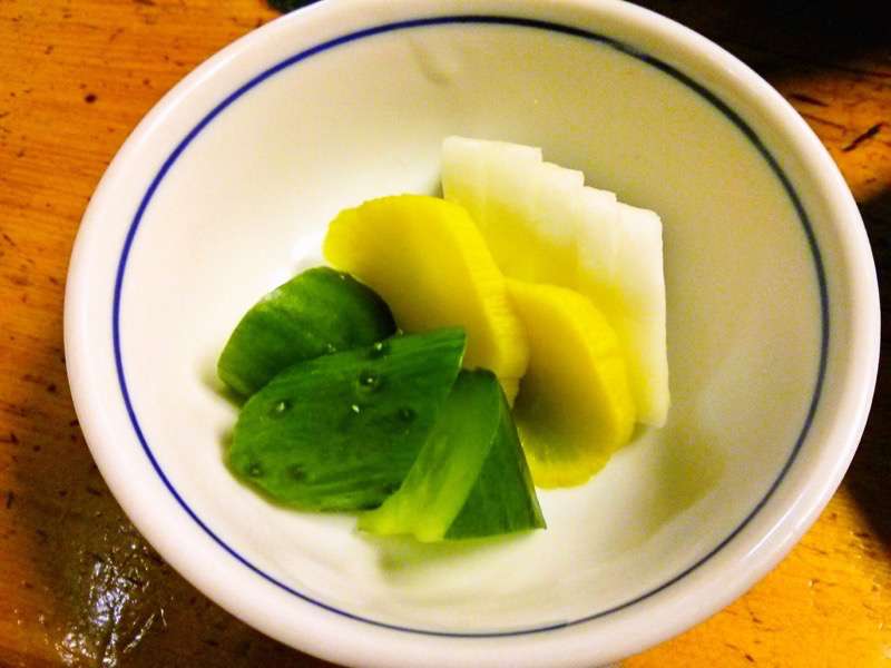 駒形どぜう本店 お漬け物