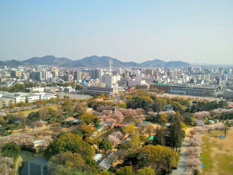 姫路城-天守からの眺め2.jpg 姫路城 天守からの眺め2