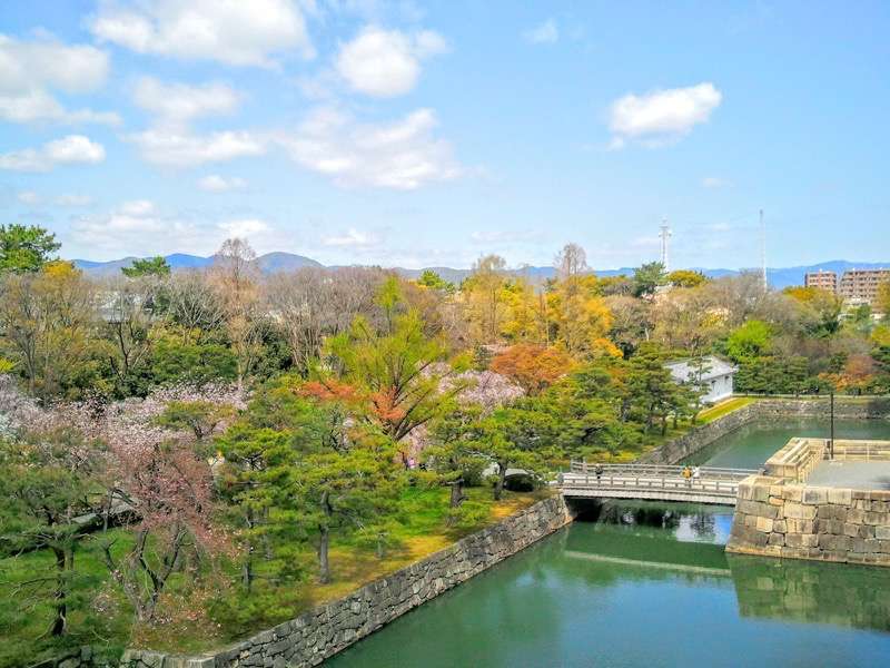 天守閣跡からの眺め４