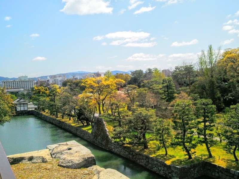 天守閣跡からの眺め１０