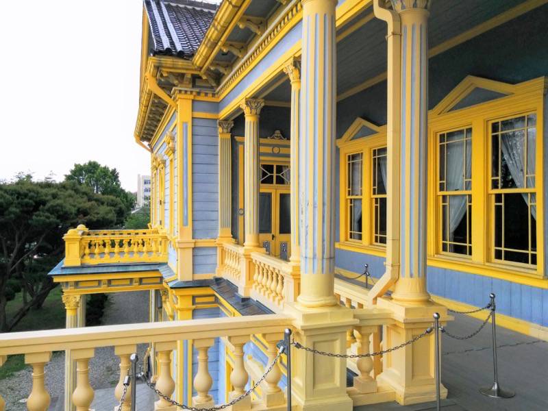 旧函館区公会堂-2F甲板3.jpg 旧函館区公会堂 2F甲板3