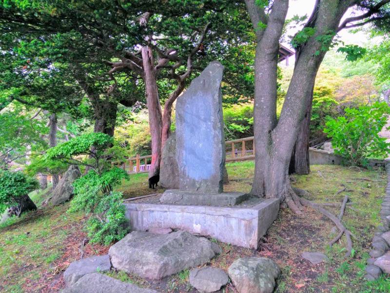 函館公園 石川啄木の歌碑１