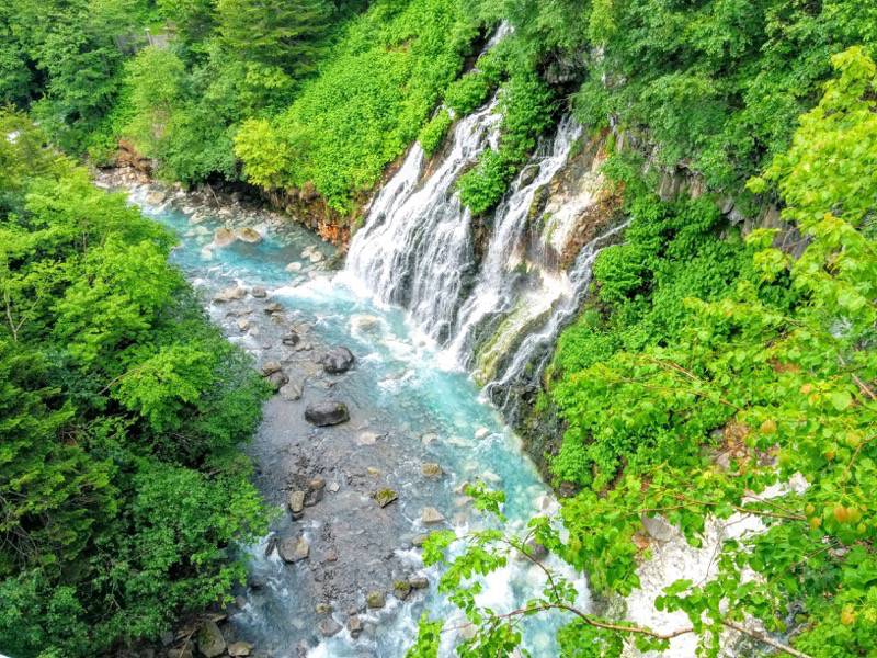 美瑛 白ひげの滝１