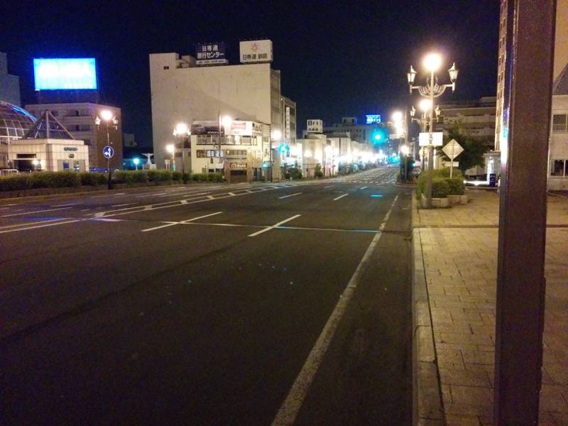 釧路-夜の道路1.jpg 釧路 夜の道路1
