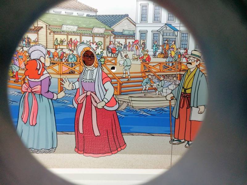 函館市旧イギリス領事館-顔ハメ看板1.jpg 函館市旧イギリス領事館 顔ハメ看板1