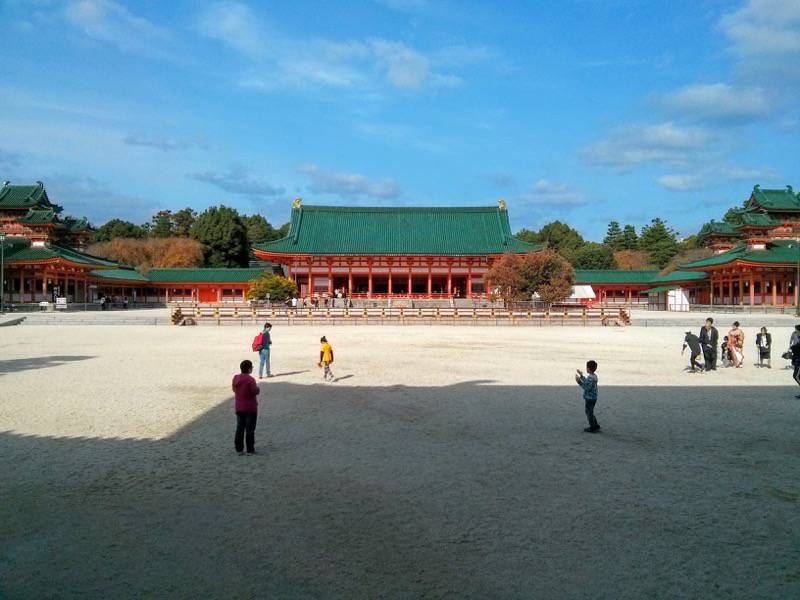 平安神宮-外拝殿1.jpg 平安神宮 外拝殿1
