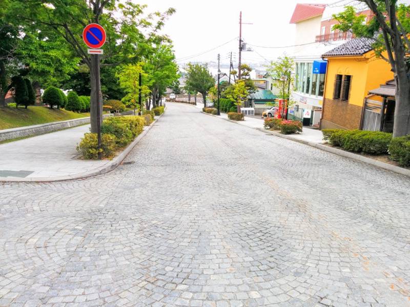 函館元町エリア 元町公園横の坂