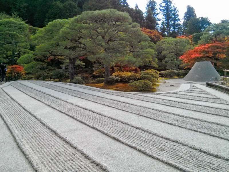 銀閣寺-向月台.jpg 銀閣寺 向月台