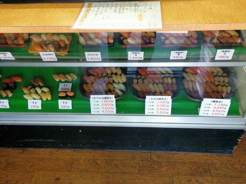 シゲちゃんすし 食品サンプル