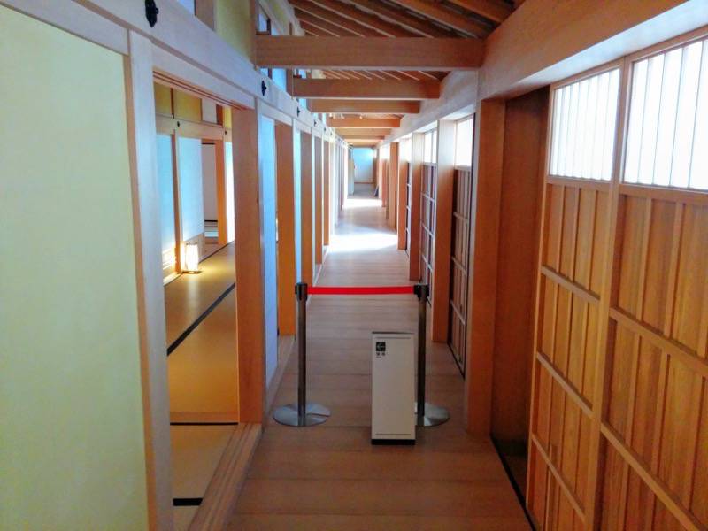 箱館奉行所-大広間横の通路.jpg 箱館奉行所 大広間横の通路