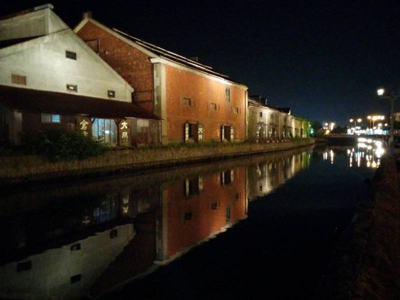 小樽 夜の小樽運河５