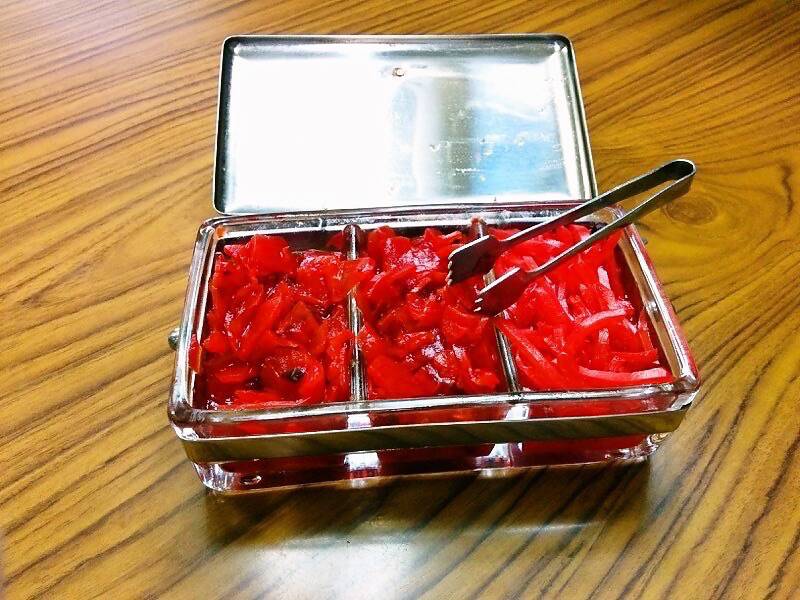 元祖インドカレー小池-福神漬け.jpg 元祖インドカレー小池 福神漬け