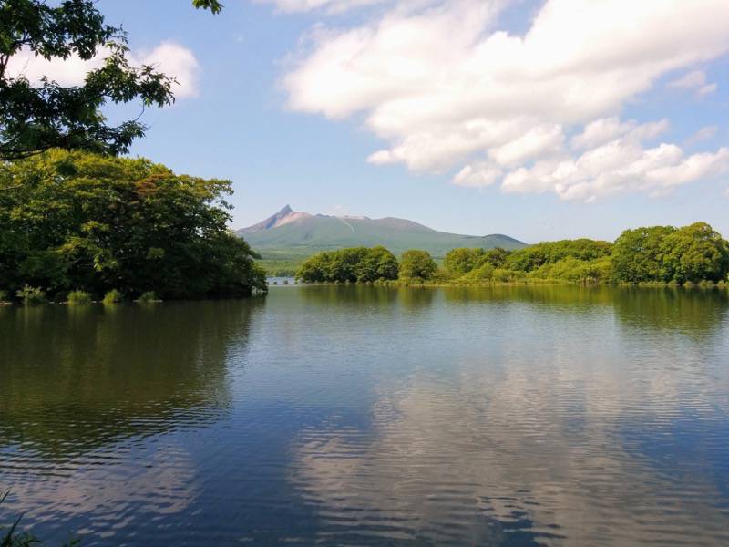 大沼公園-大島の路-東大島より駒ヶ岳1.jpg 大沼公園 大島の路 東大島より駒ヶ岳1