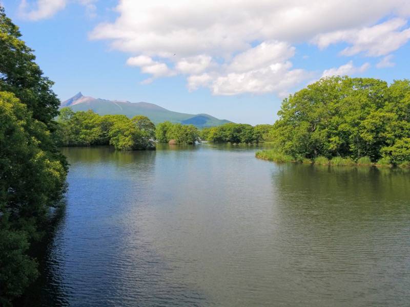 大沼公園-大島の路-東大島橋より駒ヶ岳.jpg 大沼公園 大島の路 東大島橋より駒ヶ岳