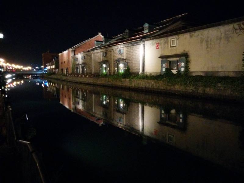 小樽 夜の小樽運河２