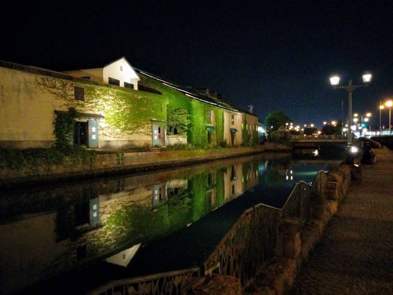 小樽 夜の小樽運河７