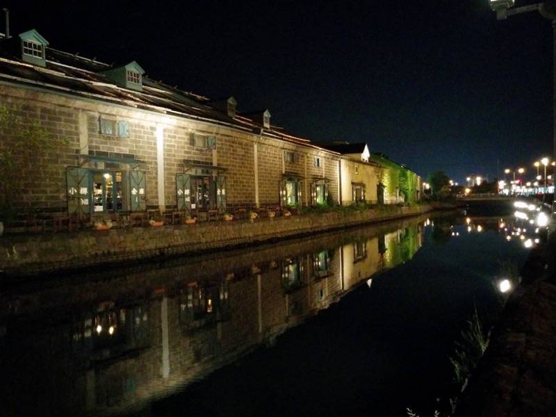 小樽 夜の小樽運河６