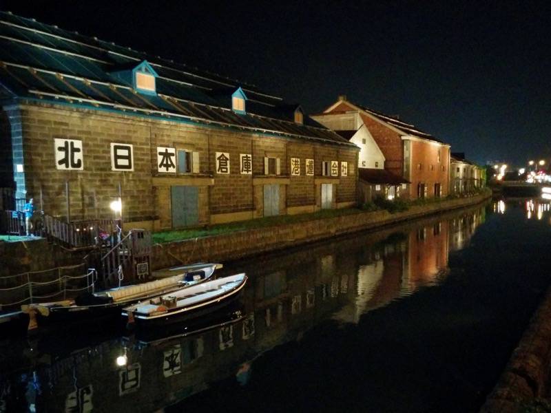 小樽 夜の小樽運河４