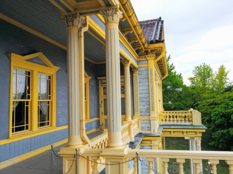 旧函館区公会堂-2F甲板4.jpg 旧函館区公会堂 2F甲板4