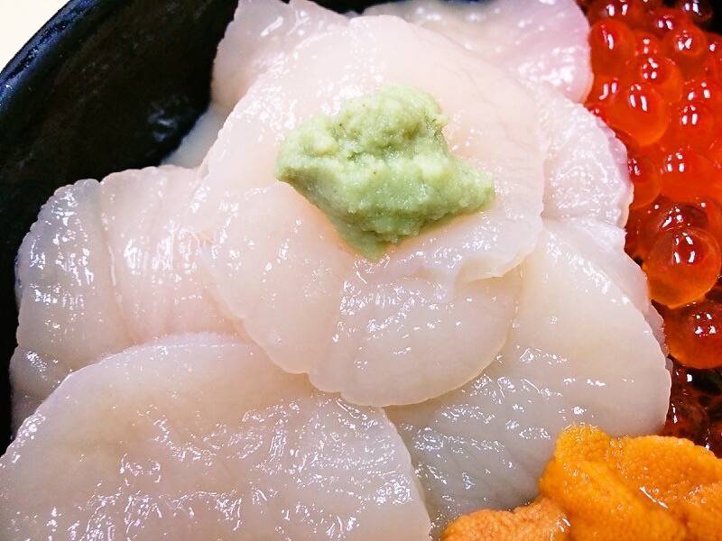 きくよ食堂-巴丼ほたて.jpg きくよ食堂 巴丼ほたて