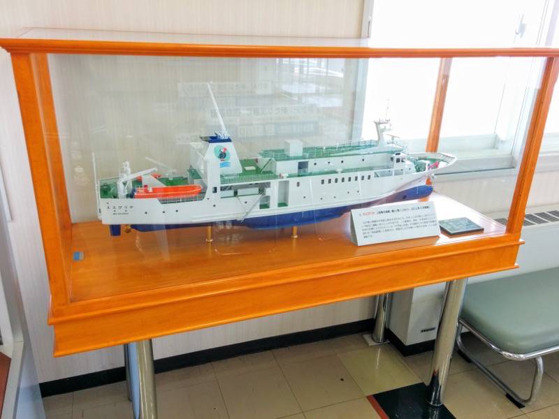 納沙布岬望郷の家 １Fえとぴりか模型