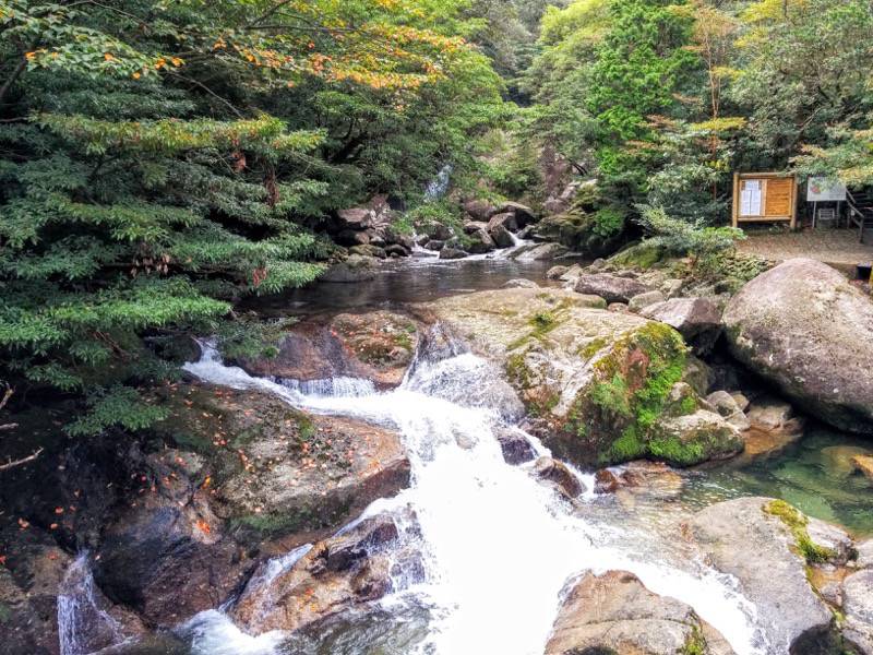 白谷雲水峡１入口付近