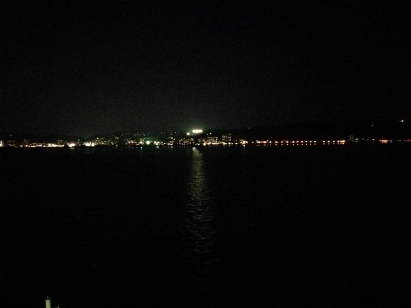 桜島フェリー 夜の風景３