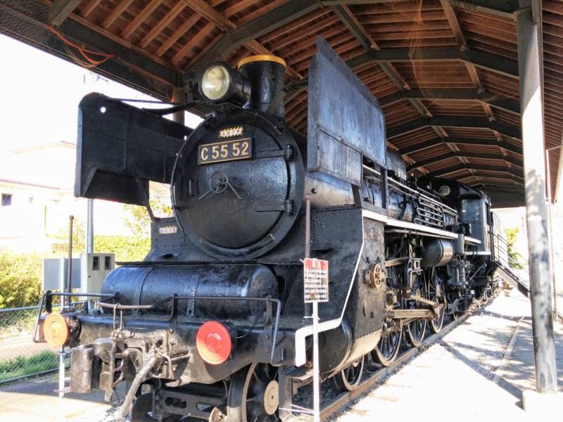 吉松駅 C55形蒸気機関車52号機１