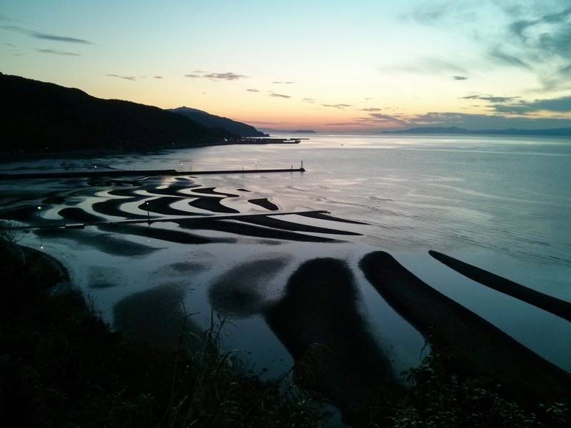 御輿来海岸 景勝地夕暮れ８