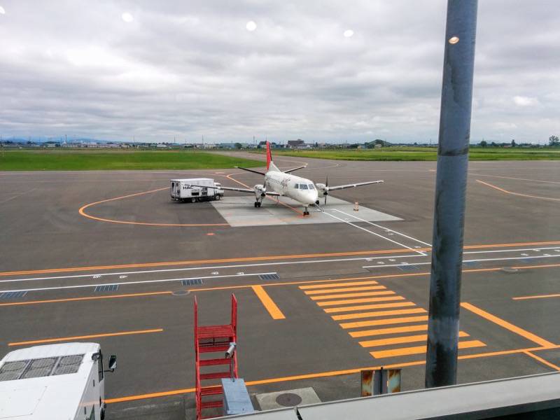 丘珠空港 飛行機２