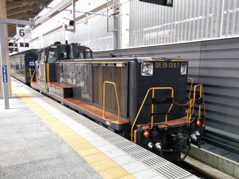 SL人吉 熊本駅にて後部１