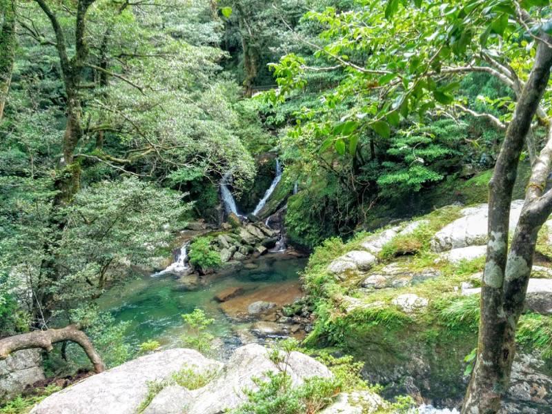 白谷雲水峡４白谷広場 飛流おとし間