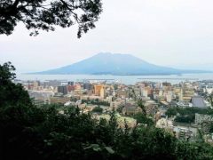 桜島も見える城山公園｜鹿児島県鹿児島市
