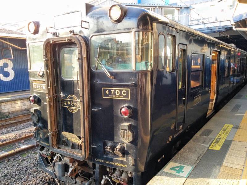 はやとの風 鹿児島中央駅にて