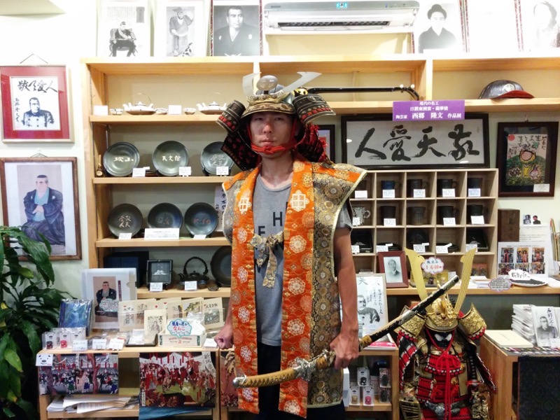 K10カフェ 兜で記念写真