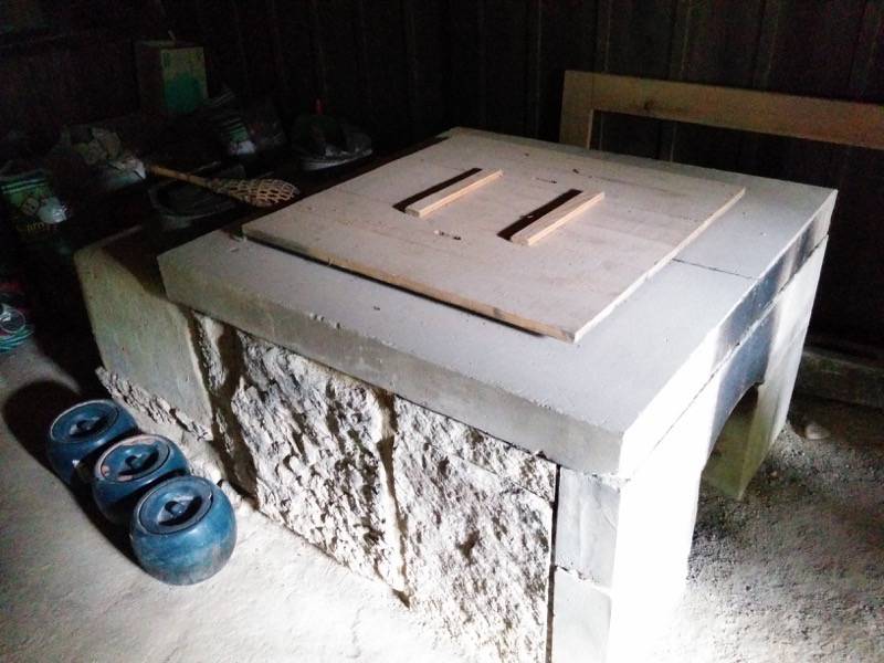 椎葉の民家内部１３