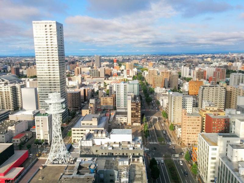 さっぽろテレビ塔 東側の窓から１