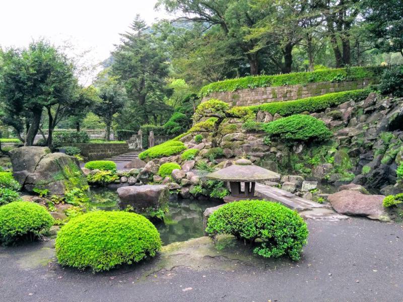 仙巌園 曲水の庭付近３