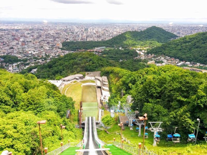 大倉山ジャンプ競技場 ジャンプ台からの眺め１