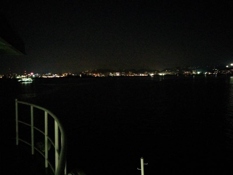 桜島フェリー 夜の風景４