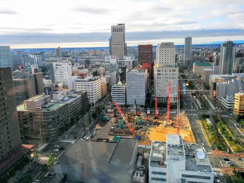 札幌テレビ塔 西側の窓から４
