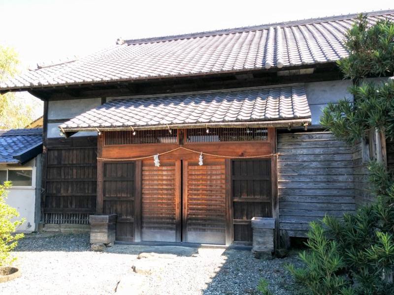 青井阿蘇神社文化苑 継承殿西玄関