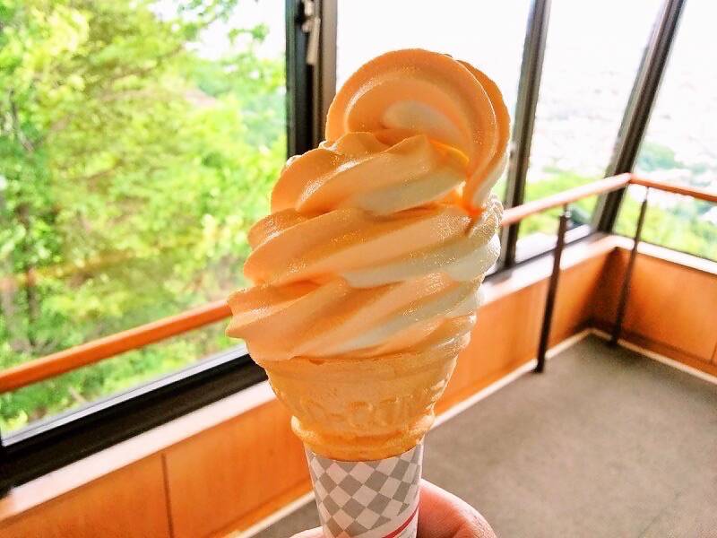 大倉山ジャンプ競技場 大倉山特製ソフトクリーム