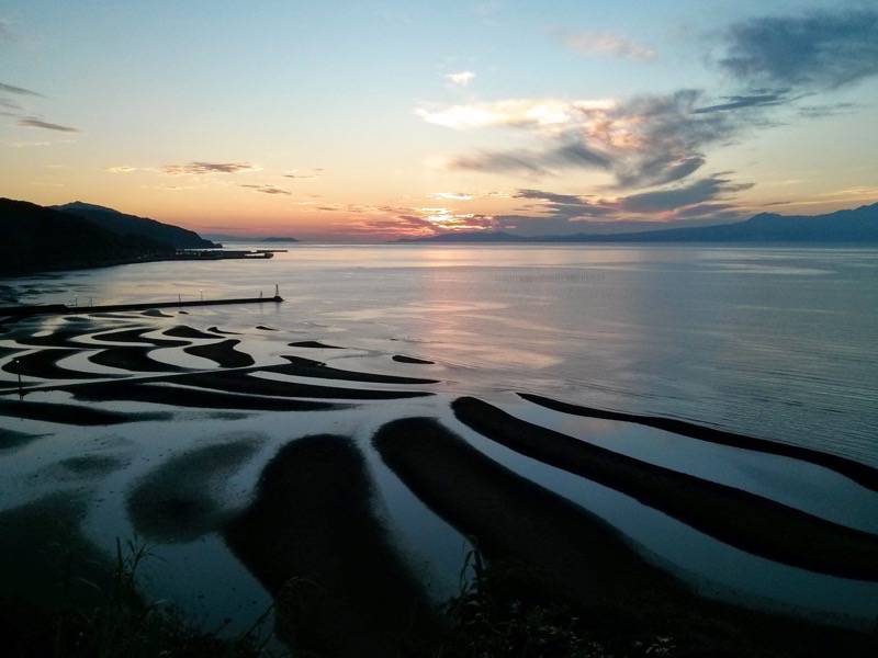 御輿来海岸 景勝地夕暮れ７