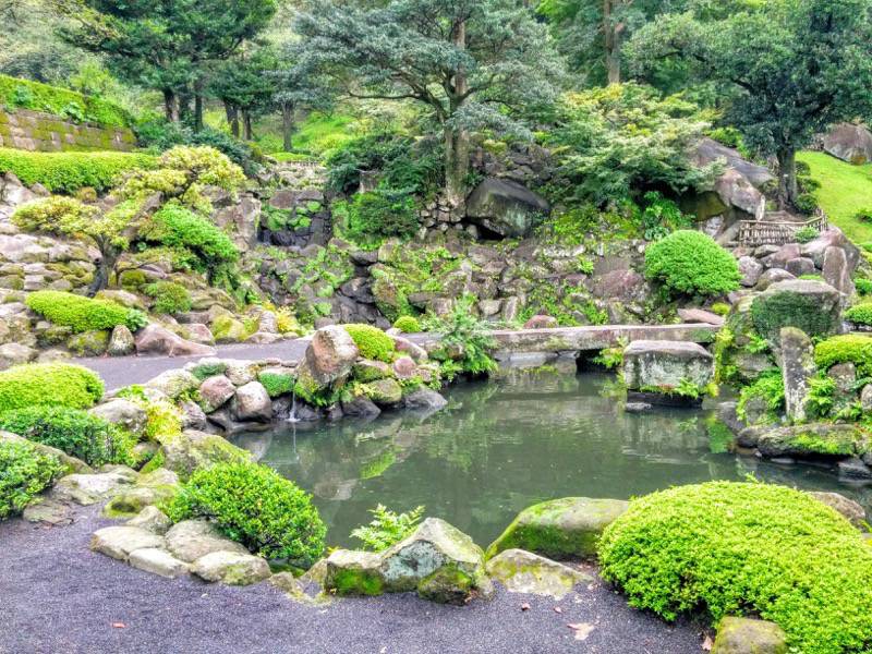 仙巌園 曲水の庭付近２