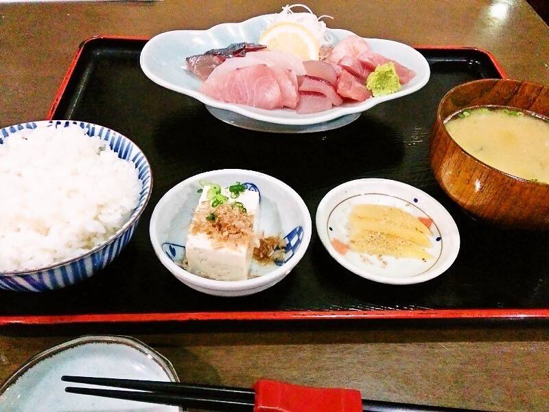 いその香り 地魚刺身定食