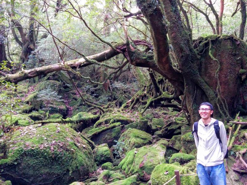 白谷雲水峡64苔むす森記念写真.jpg 白谷雲水峡64苔むす森記念写真