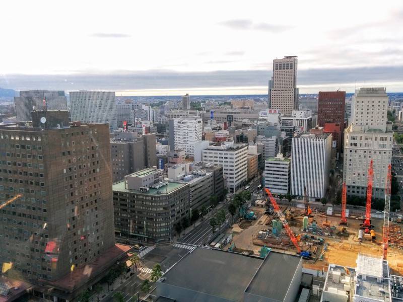 さっぽろテレビ塔 北側の窓から１